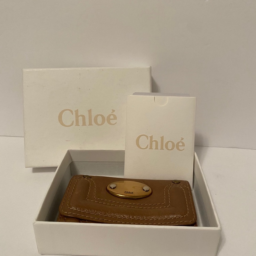 Auth Chloe 6 Hooks Key Case Holder